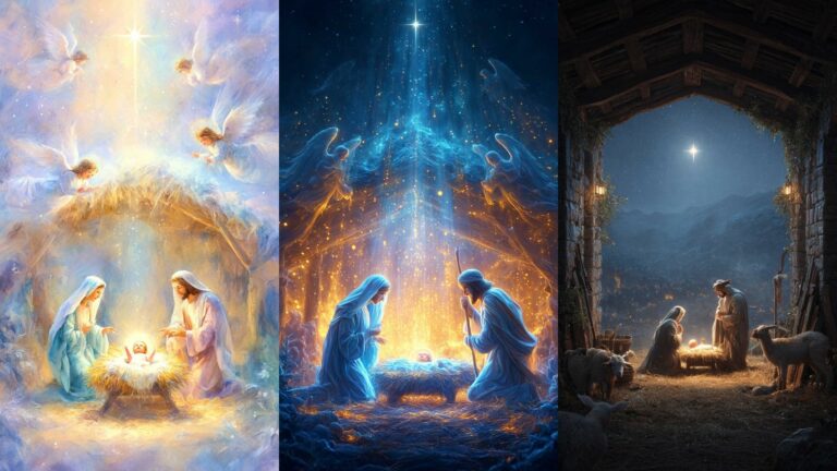 Birth of Jesus HD Images 4K HD Wallpaper