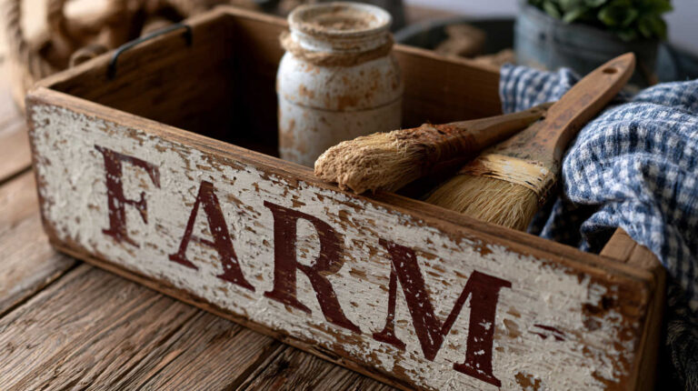 How to make a Farmhouse Sign on a Budget