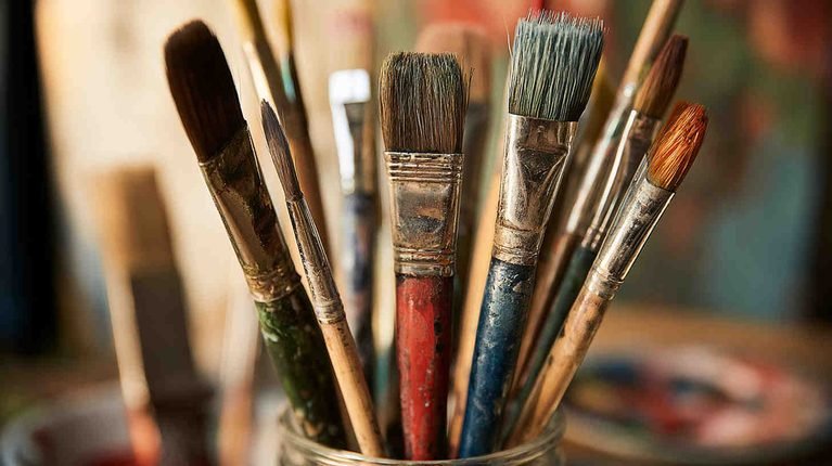 Prevent Messy Paintbrush Drips With A Genius Container Lid Hack