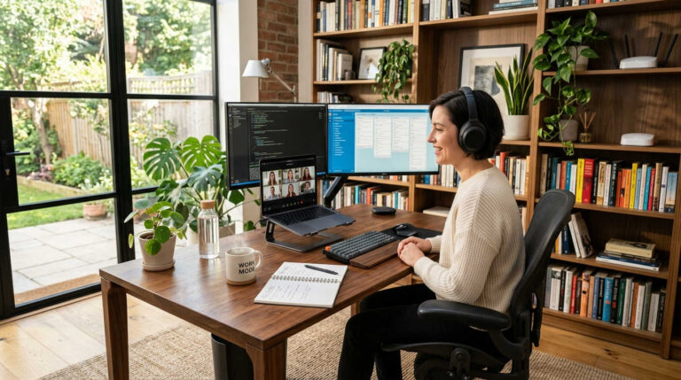 What is the definition of remote work?