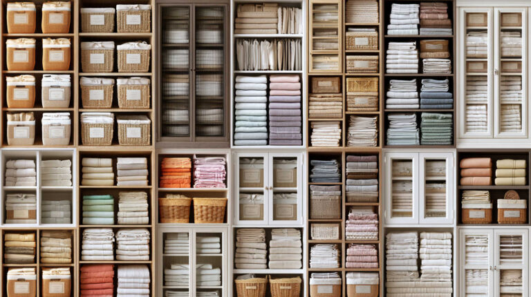20 Beautifully Organized Linen Closets