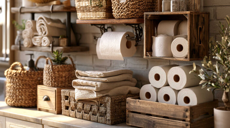 Clever DIY Toilet Paper Storage Ideas – Bathroom