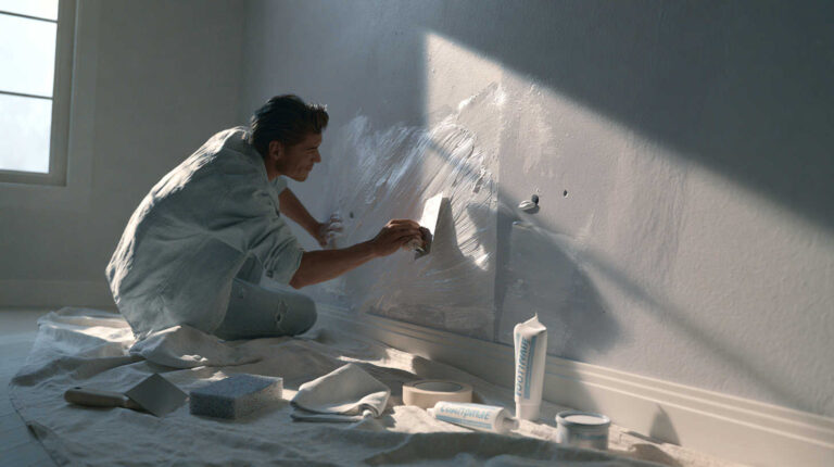 How To Patch Nail Holes Using Spackle or Toothpaste
