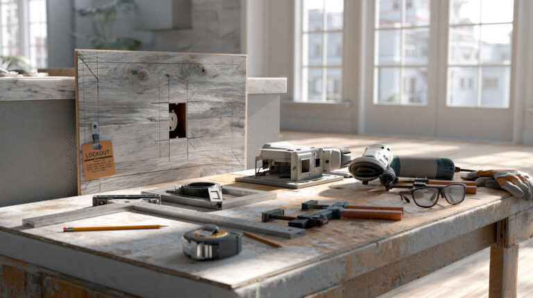 How to Cut Holes for Electrical Outlets in Paneling
