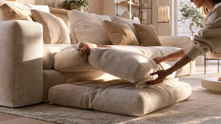 How to Keep Your Couch Cushions from Slipping Out