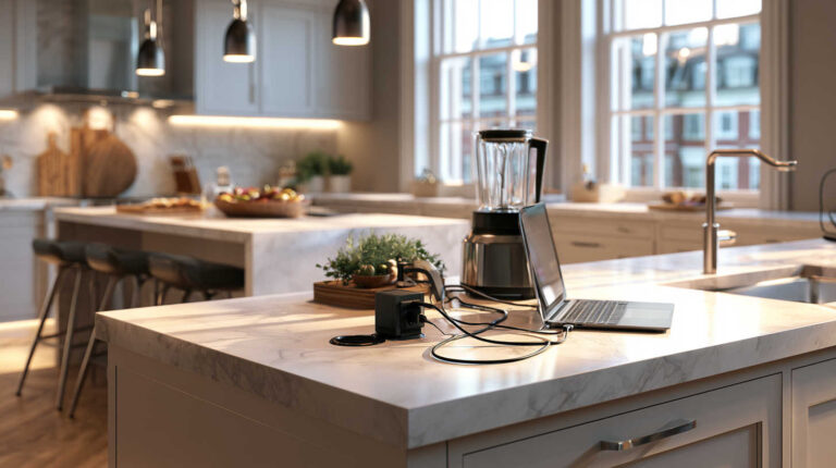 Pop Up Electrical Outlets Kitchen Benefits