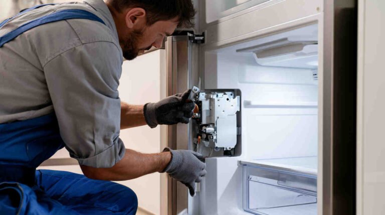 Do you have to connect water line to fridge?