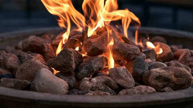 Can fire pit rocks explode?