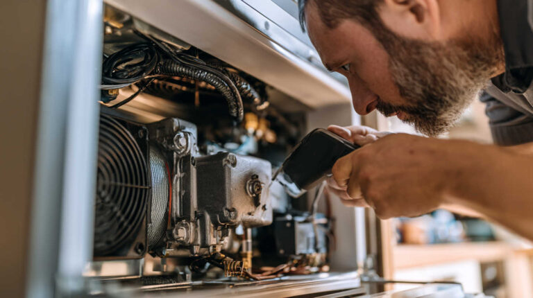 How hot does a refrigerator compressor get?