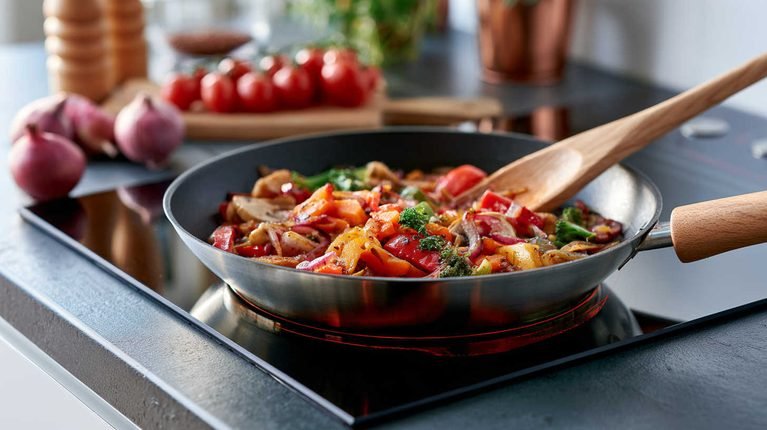 What material pans to use with glass-ceramic cooktop?